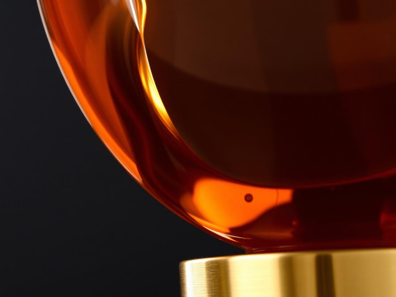 Art Glass Trophy — Signature, view 2